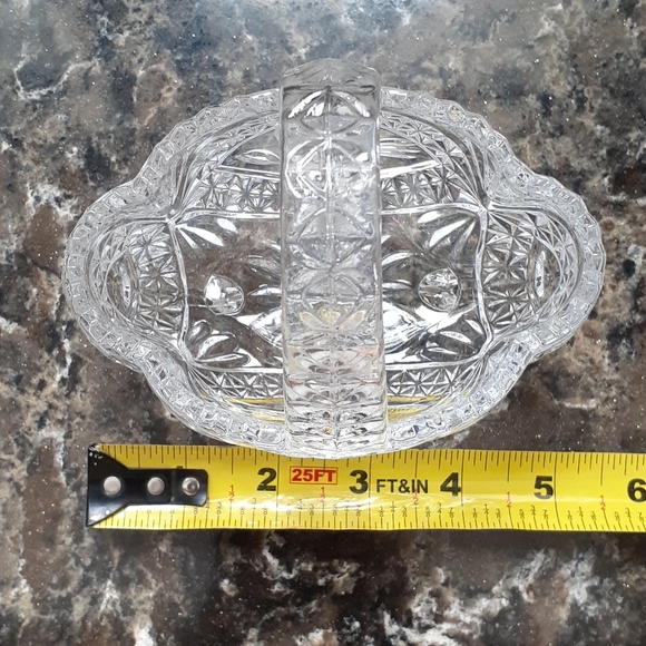 SOLD Vintage Hofbauer Byrdes Crystal Basket - Picture 3 of 4